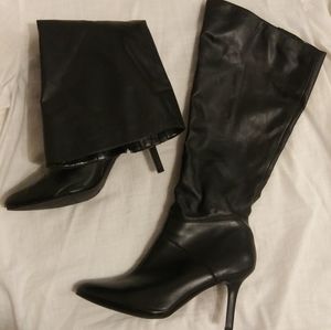 Worthington PU Leather, Stiletto Heel Boots